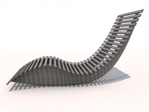 sun lounger - rocker 3D Model