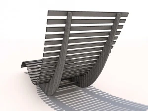 sun lounger - rocker 3D Model