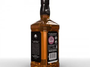 jack daniels 70cl bottle 3D Model