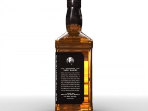 jack daniels 70cl bottle 3D Model