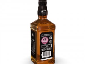 jack daniels 70cl bottle 3D Model