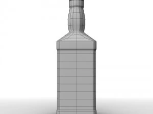 jack daniels 70cl bottle 3D Model