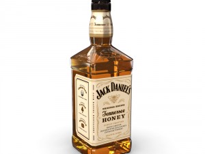 jack daniels honey 70cl bottle 3Dモデル