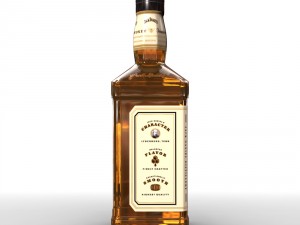 jack daniels honey 70cl bottle 3D मॉडल
