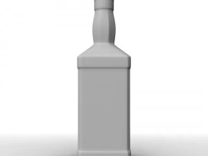 jack daniels fire 70cl bottle 3D Model
