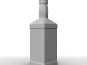 jack daniels fire 70cl bottle 3D Model