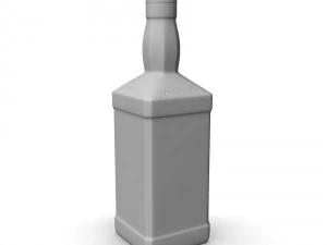 jack daniels fire 70cl bottle 3D Model