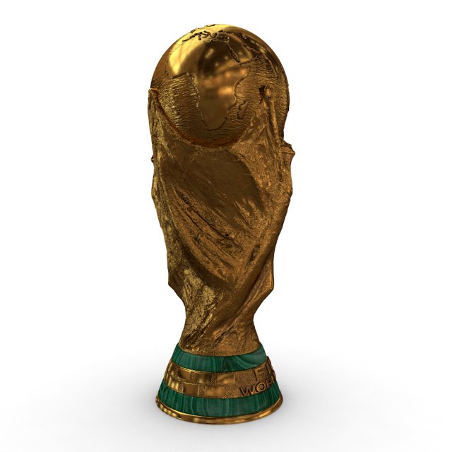 fifa world cup trophy - low res Modelo 3D .c4d .max .obj .3ds .fbx .stl .blend 