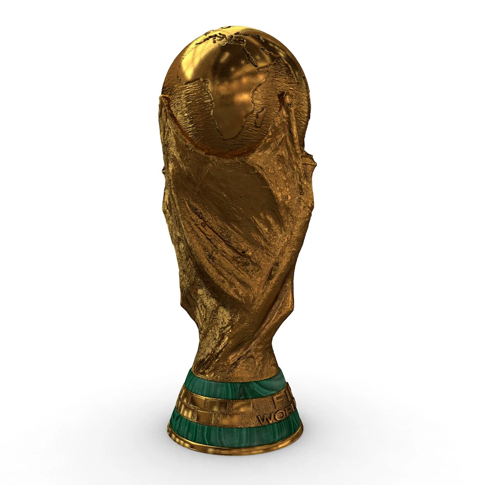 fifa world cup trophy - low res 3D Model .c4d .max .obj .3ds .fbx .stl .blend 