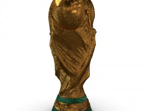 Trofeo de la copa mundial de la FIFA - baja resolución Modelo 3D