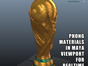 fifa world cup trophy - low res Modelo 3D