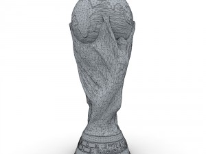 fifa world cup trophy - low res Modelo 3D