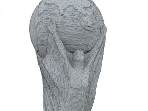 fifa world cup trophy - low res 3D Model