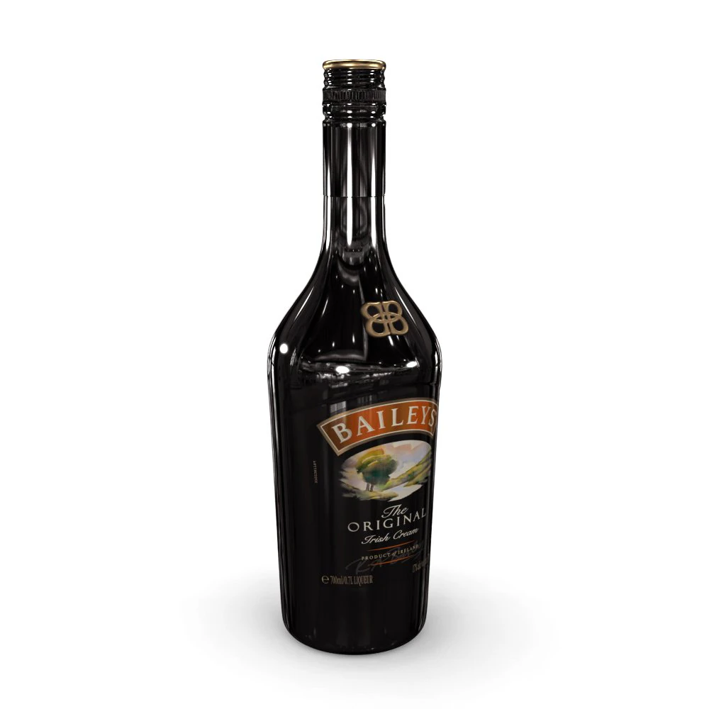 baileys 70cl bottle 3D Model .c4d .max .obj .3ds .fbx .stl .blend 