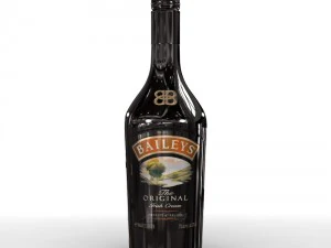 baileys 70cl bottle 3D Model