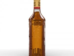 captain morgan 70cl bottle 3D Model