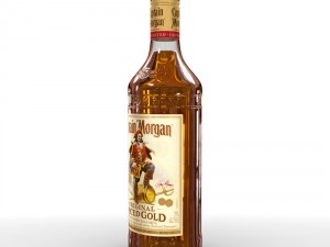 captain morgan 70cl bottle 3Dモデル