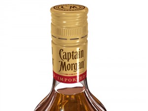 captain morgan 70cl bottle 3Dモデル