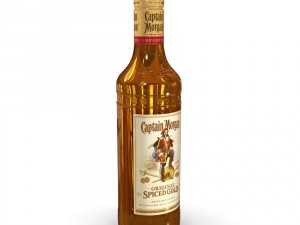 captain morgan 50cl bottle 3D मॉडल
