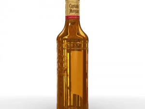 captain morgan 50cl bottle 3D Model