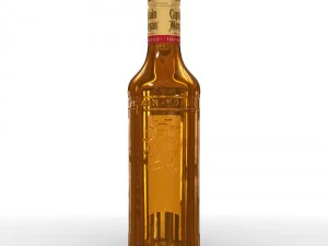 captain morgan 50cl bottle 3D Model