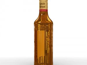 captain morgan 50cl bottle 3D Model