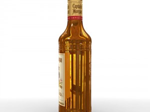 captain morgan 50cl bottle 3D 모델