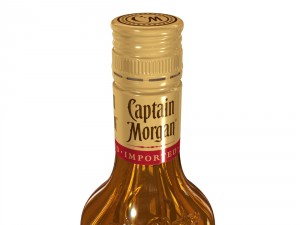 captain morgan 50cl bottle 3D 모델