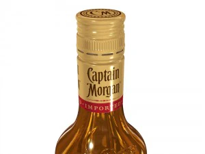 captain morgan 50cl bottle 3D Model