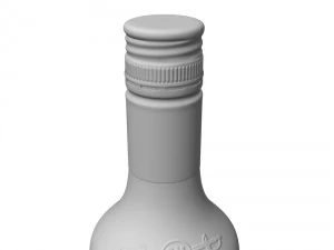 captain morgan 50cl bottle 3D Model