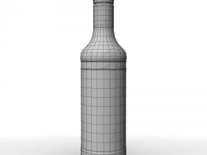 captain morgan 50cl bottle 3D Model