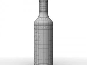 captain morgan 50cl bottle 3D Model