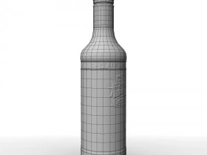 captain morgan 50cl bottle 3D Model