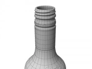 captain morgan 50cl bottle 3D Model
