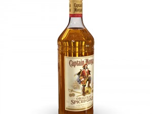 captain morgan 1l bottle Modèle 3D