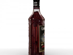 captain morgan jamaica rum 70cl bottle 3D Model