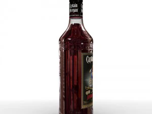 captain morgan jamaica rum 70cl bottle 3D Model