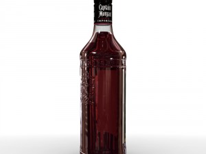 captain morgan jamaica rum 70cl bottle 3D Model