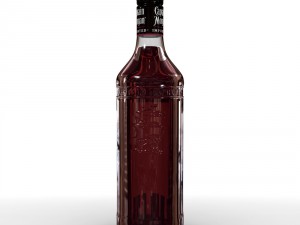 captain morgan jamaica rum 70cl bottle 3D Model