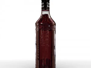 captain morgan jamaica rum 70cl bottle 3D Model