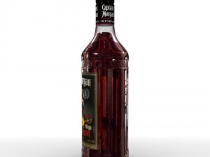 captain morgan jamaica rum 70cl bottle 3D Model