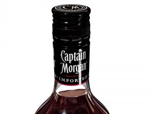 captain morgan jamaica rum 70cl bottle 3D Model