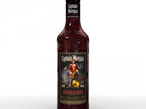 captain morgan jamaica rum 50cl bottle Modelo 3D