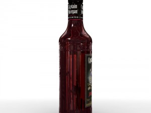 captain morgan jamaica rum 50cl bottle Modelo 3D