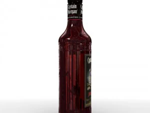 captain morgan jamaica rum 50cl bottle 3D Model
