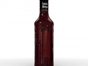 captain morgan jamaica rum 50cl bottle Modelo 3D