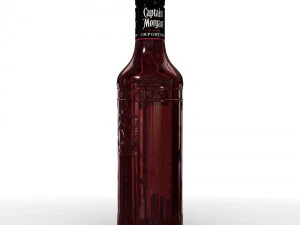 captain morgan jamaica rum 50cl bottle 3D Model