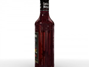 captain morgan jamaica rum 50cl bottle Modelo 3D