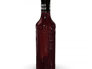 captain morgan jamaica rum 50cl bottle 3D Model