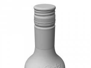 captain morgan jamaica rum 50cl bottle Modelo 3D
